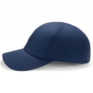 Blue fitted hats for men