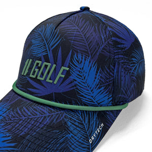 Blue golf hat for men