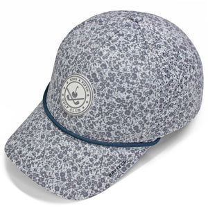 Grey Floral Golf Hat