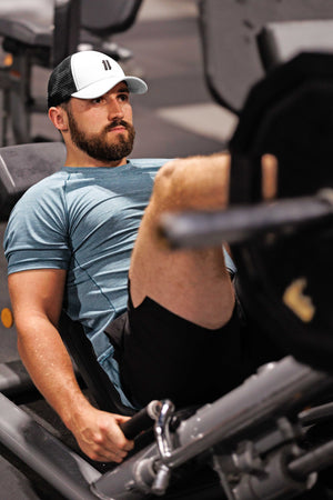 White Mens Trucker Hats