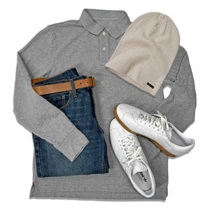 White Slouchy Beanies for Men