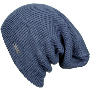 Blue Slouchy Beanies