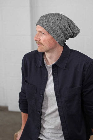 Mens Slouchy Beanie - The Forte XL