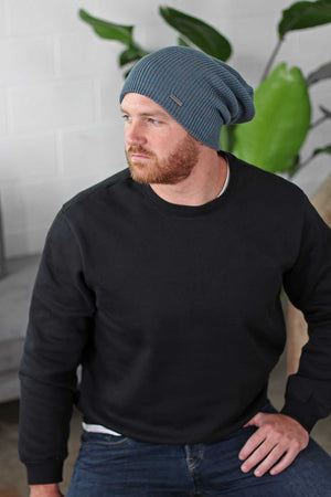 Mens Slouchy Beanie - The Forte XL