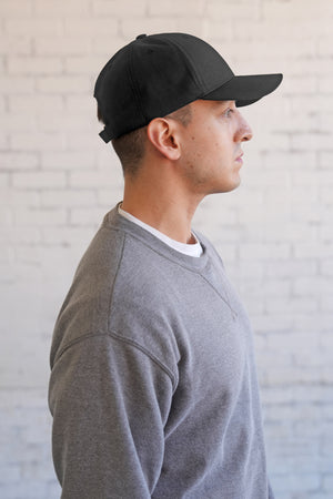 Low profile baseball cap