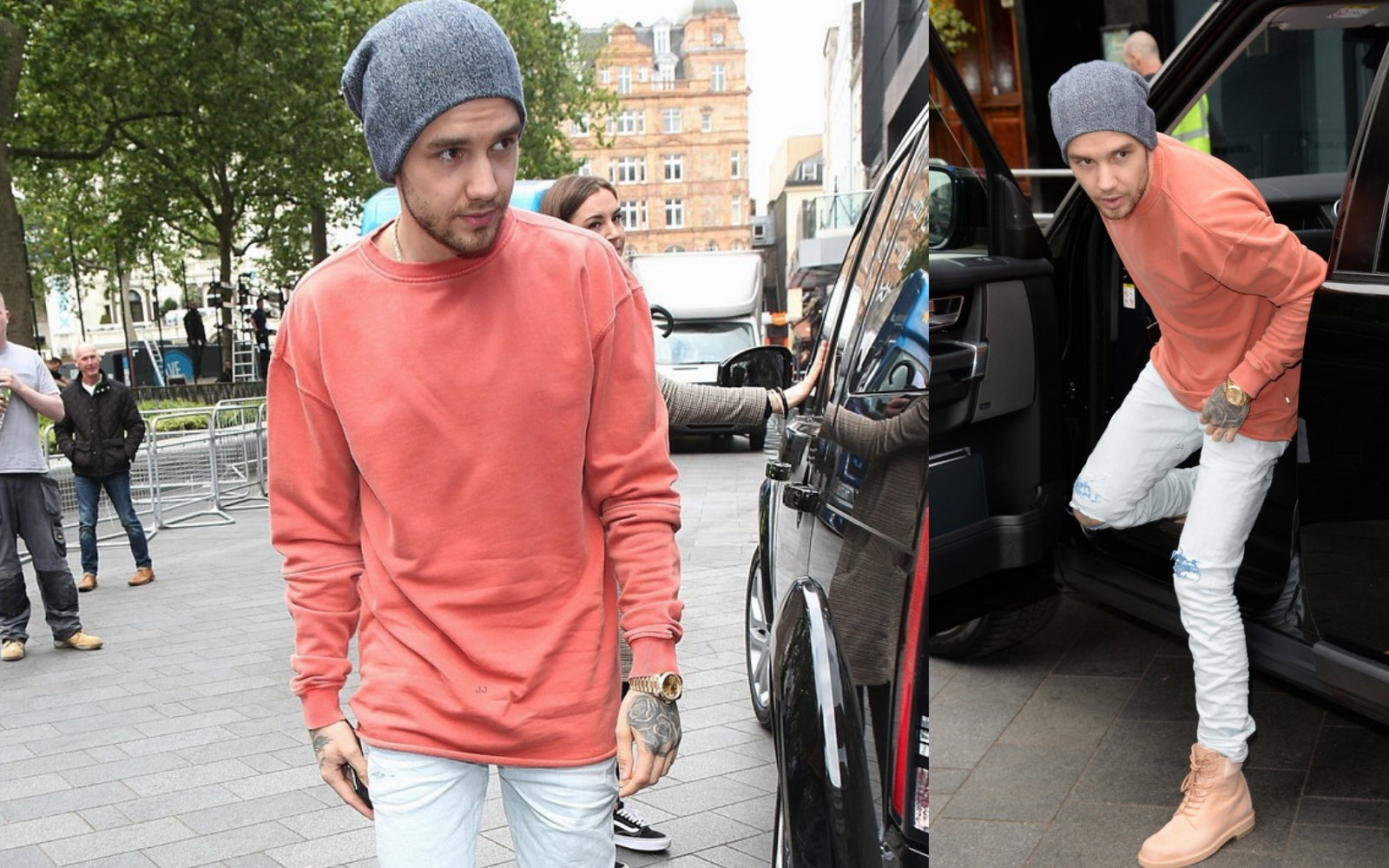 Men slouchy beanie deals