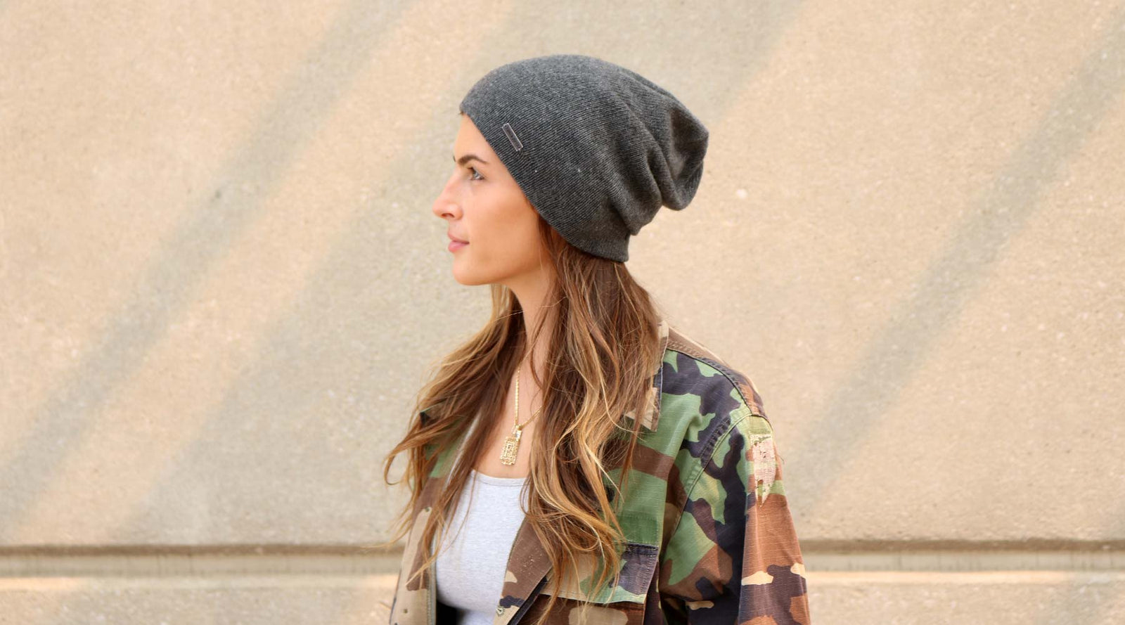 Womens Blended Cashmere Beanie - The Murphy