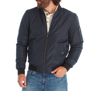 Lewis Sherpa Lined Bomber Jacket