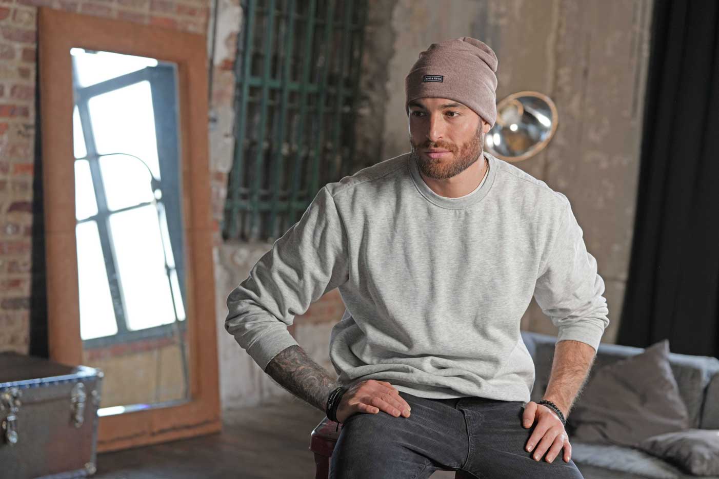 Mens Slouchy Beanie