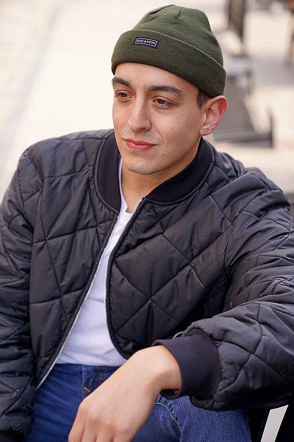 Green Beanies for Men