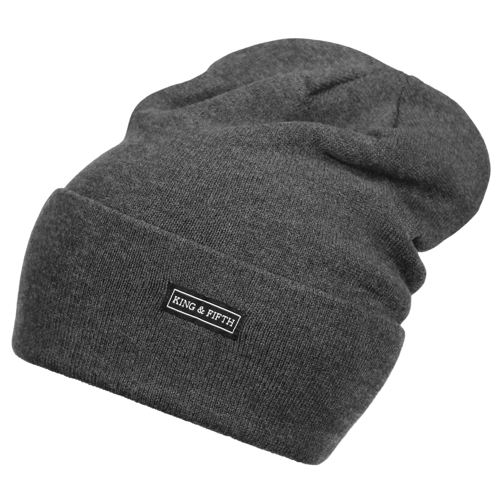 Black Extra Large Slouchy Beanie