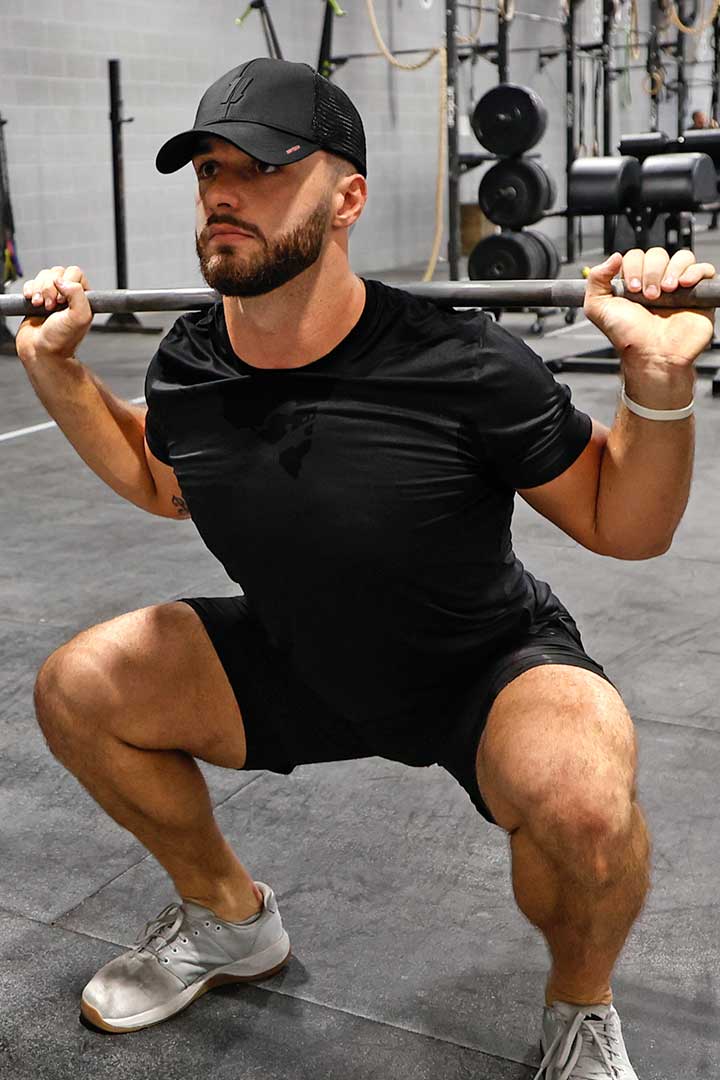 Workout trucker hat discount