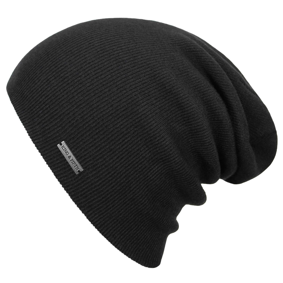 Black Slouchy Beanies For Men