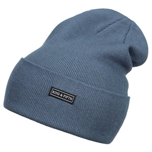 Blue Oversized Beanie