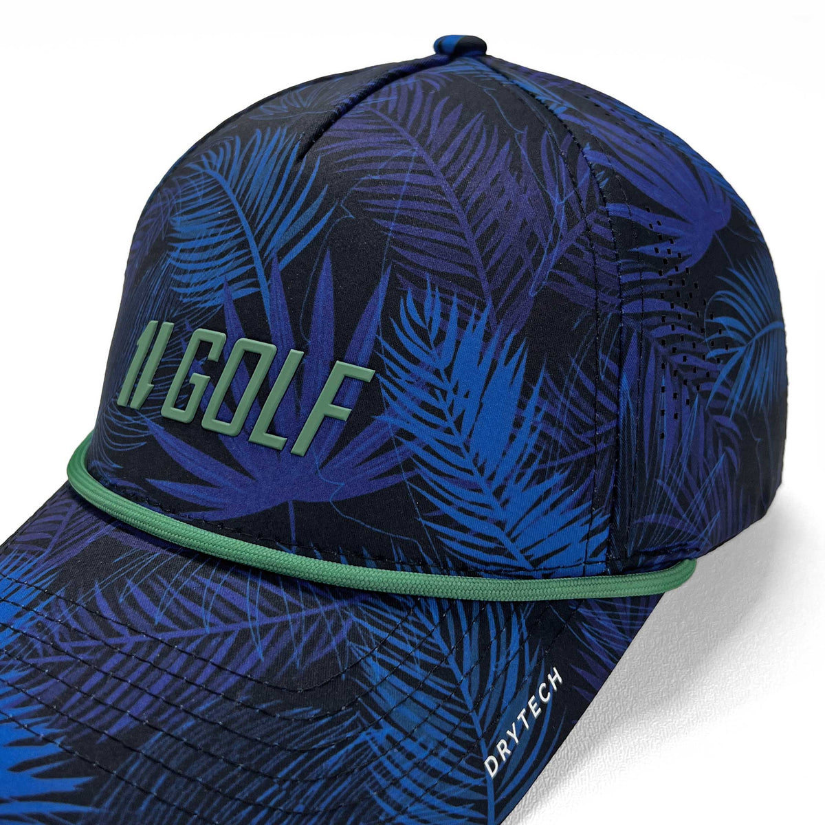 Blue golf hat for men