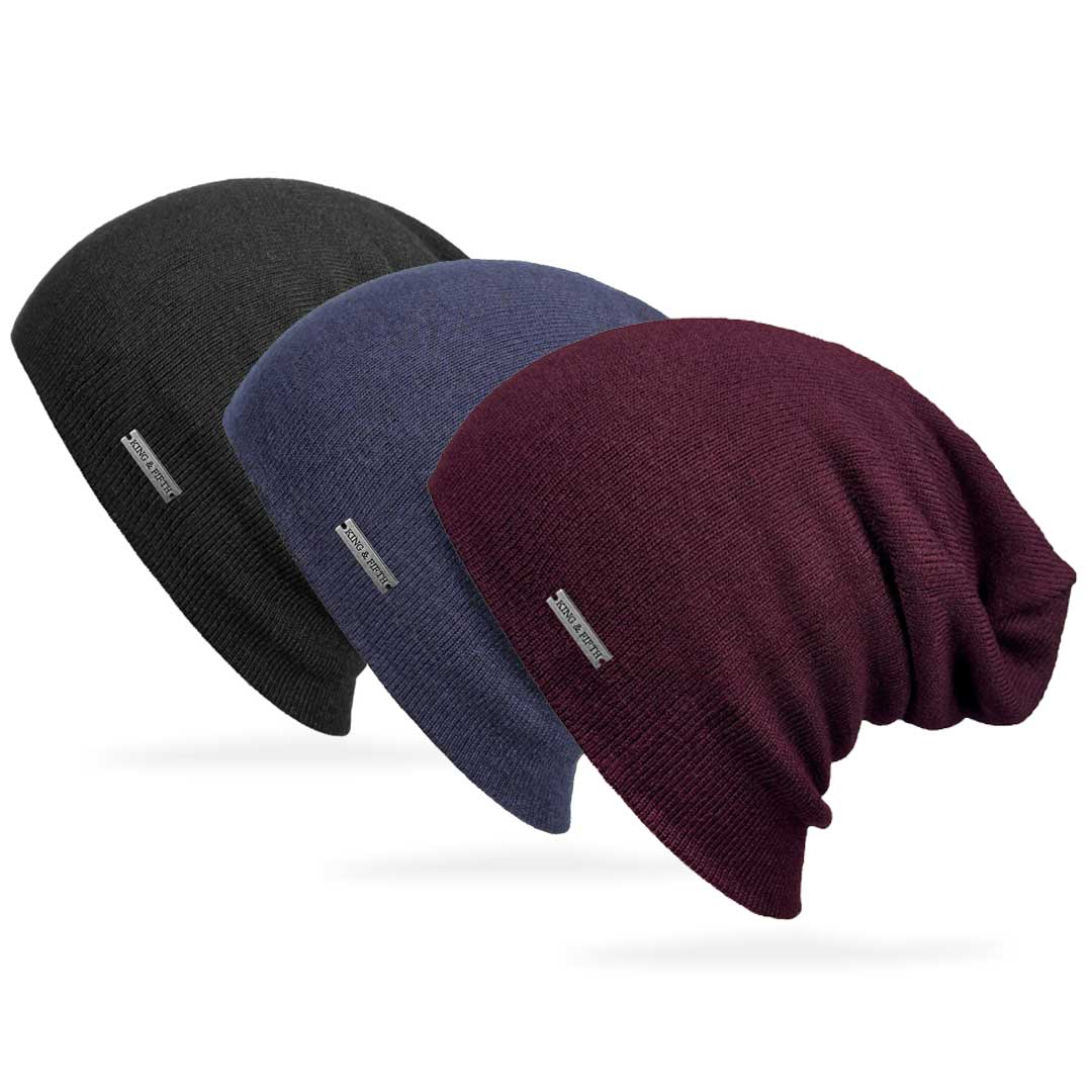 Cashmere Blend Beanie Bundle