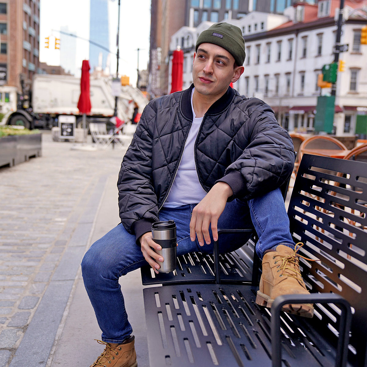 Green Beanies for Men