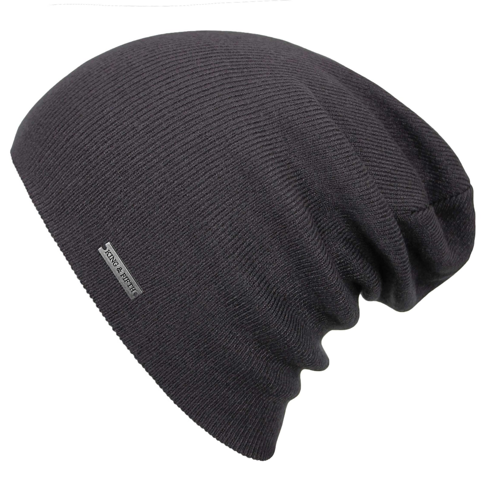 Black Slouchy Beanies For Men