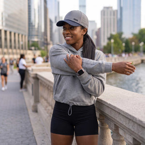 Grey Athleisure Hat