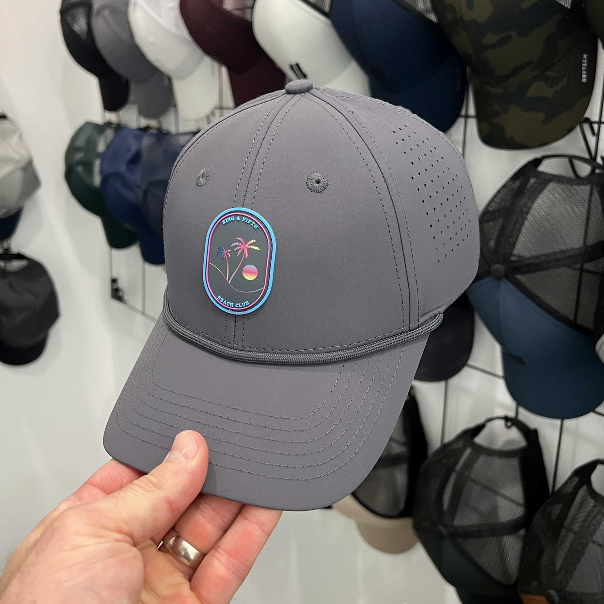 Grey Pool Hat for Men