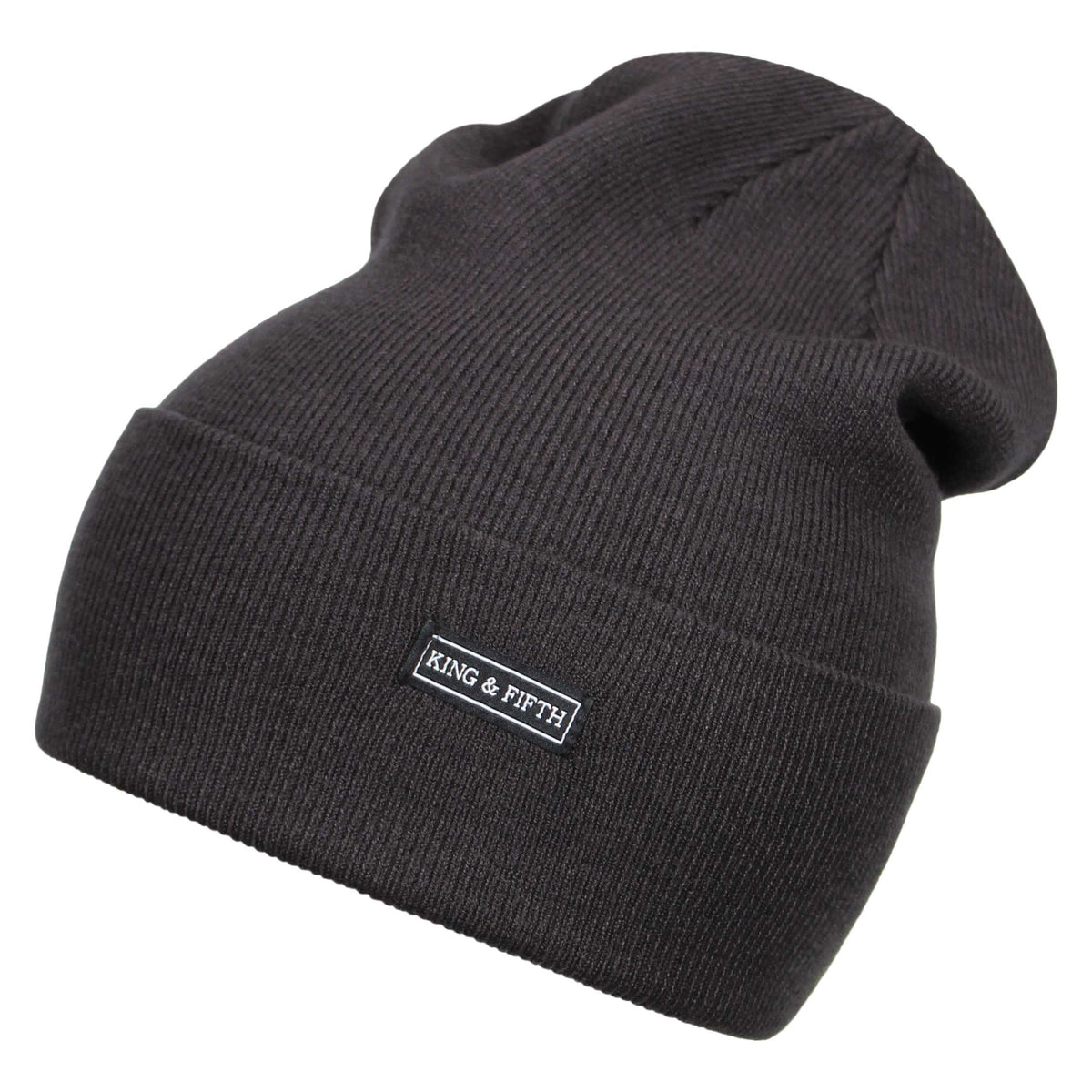 Grey Slouchy Beanie for Men