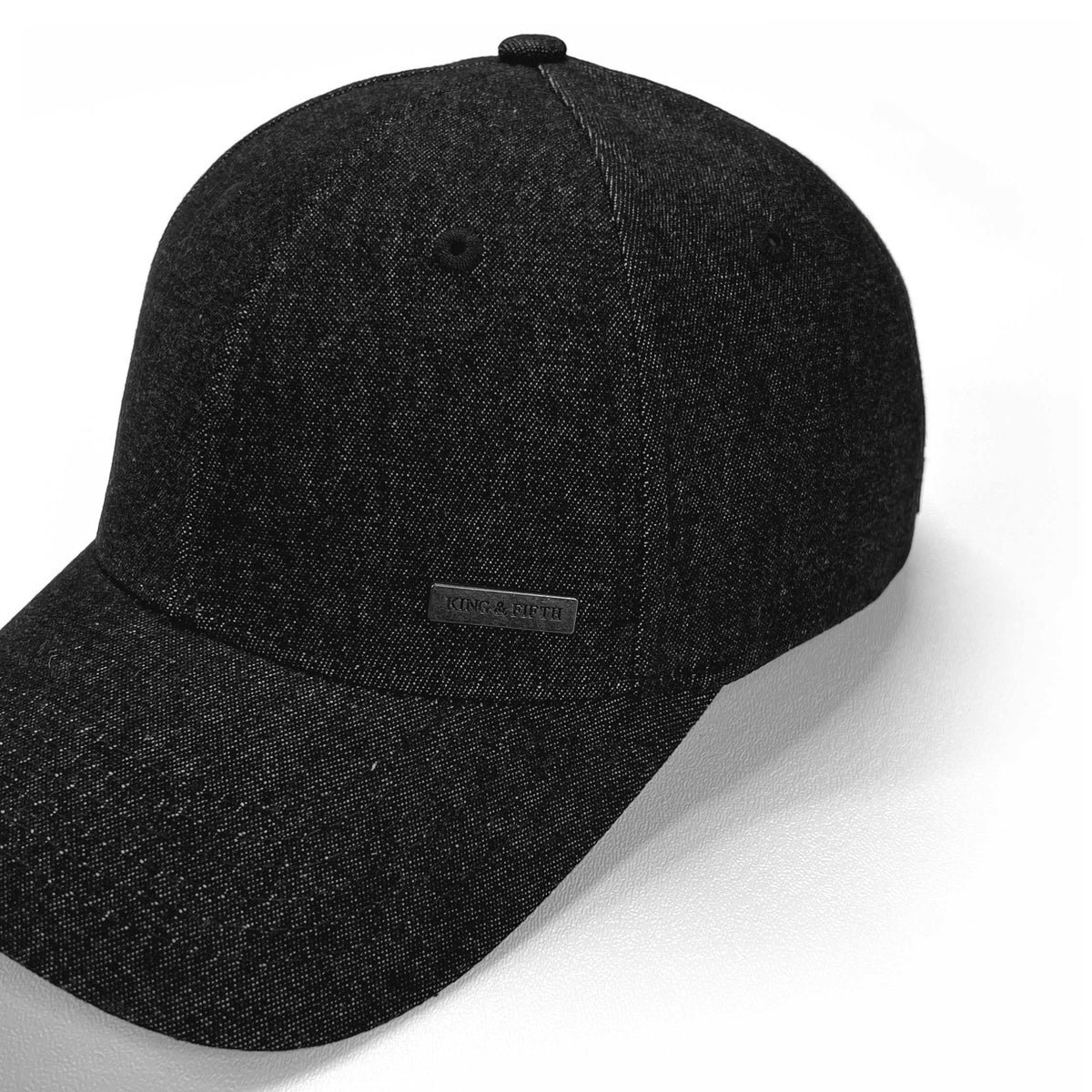 Grey Wash Denim Baseball Cap