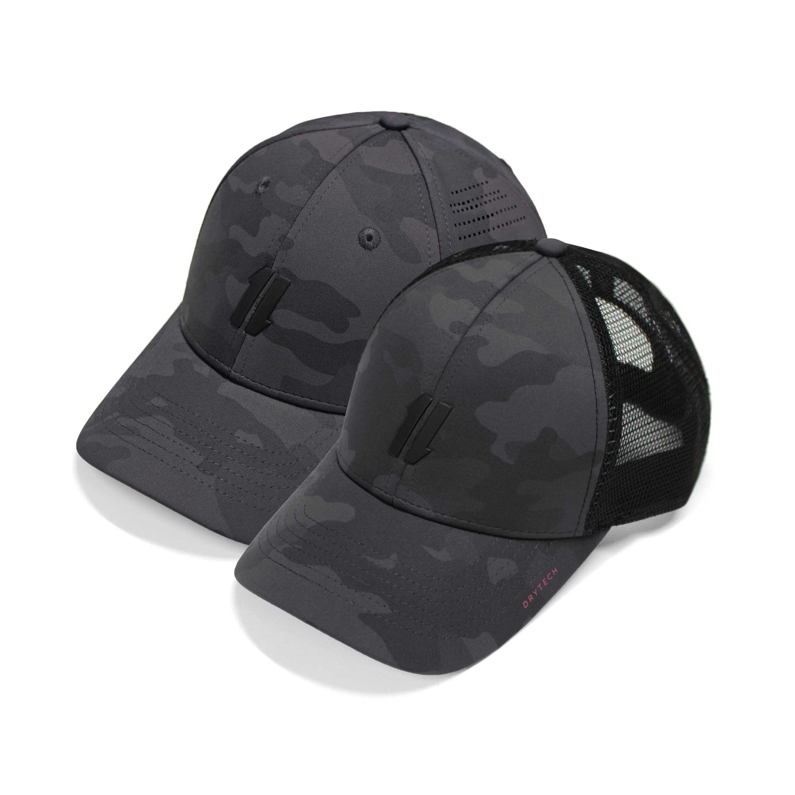 Grey Camo Workout Hats 2-Pack
