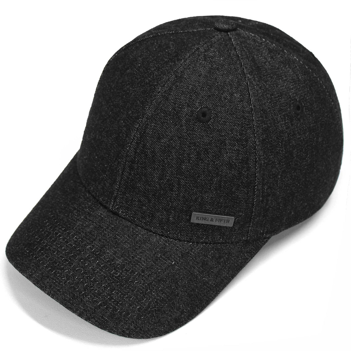 Grey Denim Baseball Cap