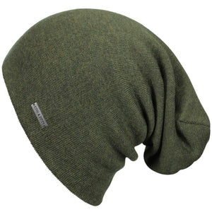 Large Green Slouchy Beanie