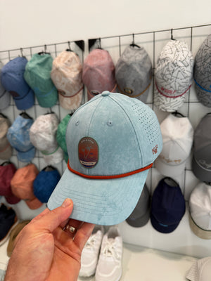 Light Blue Water Resistant Pool Hats