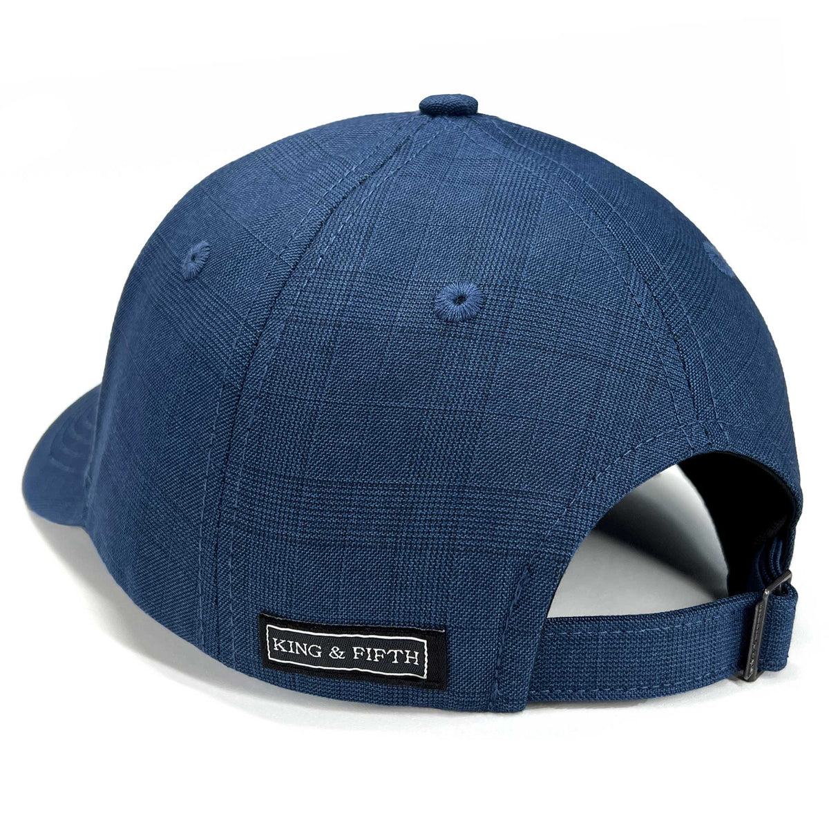 Mens Blue Plaid hat