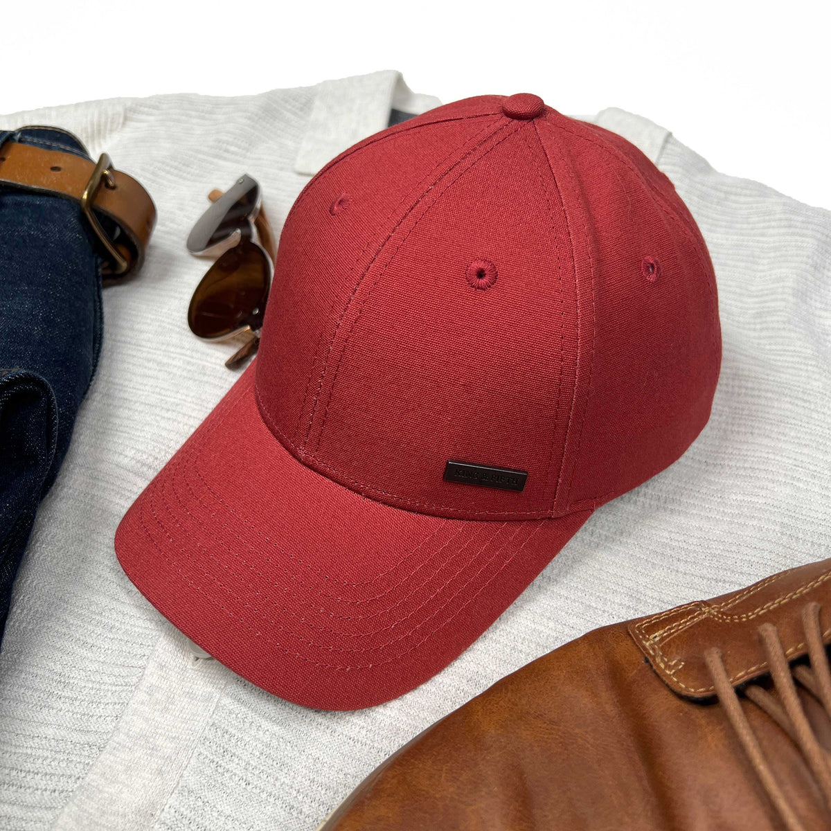 Mens Lightweight Canvas Baseball Cap