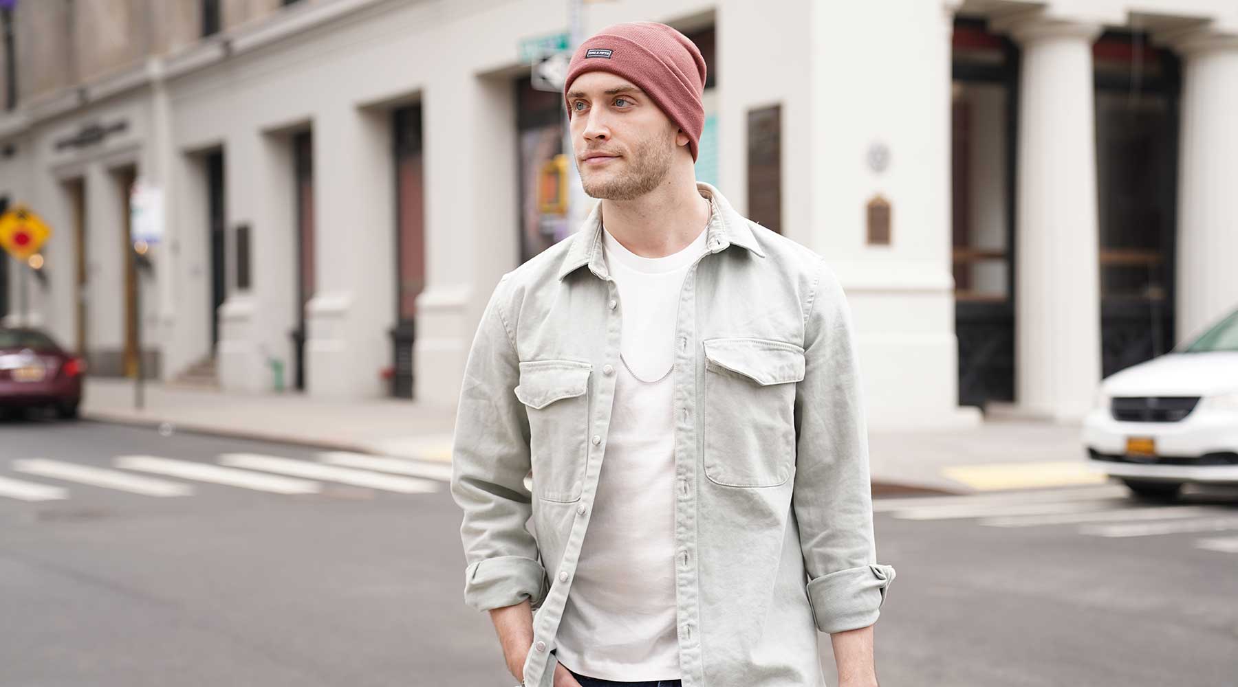 Mens Cotton Beanie