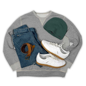 green skull cap beanie