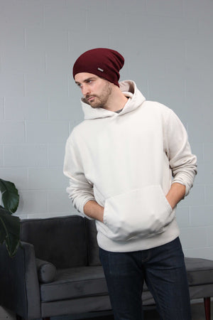 Red Slouchy Beanies for Men