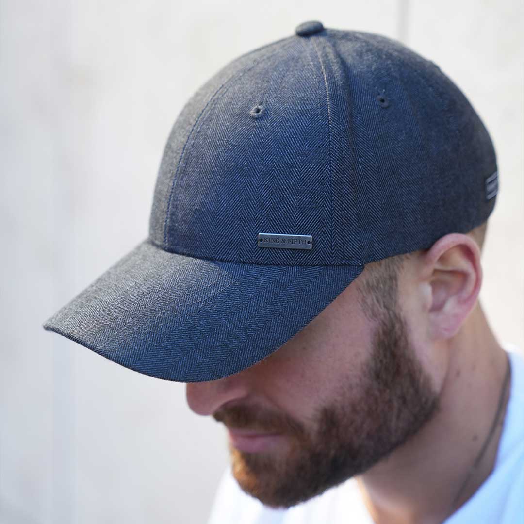 Grey Baseball Hat for Men