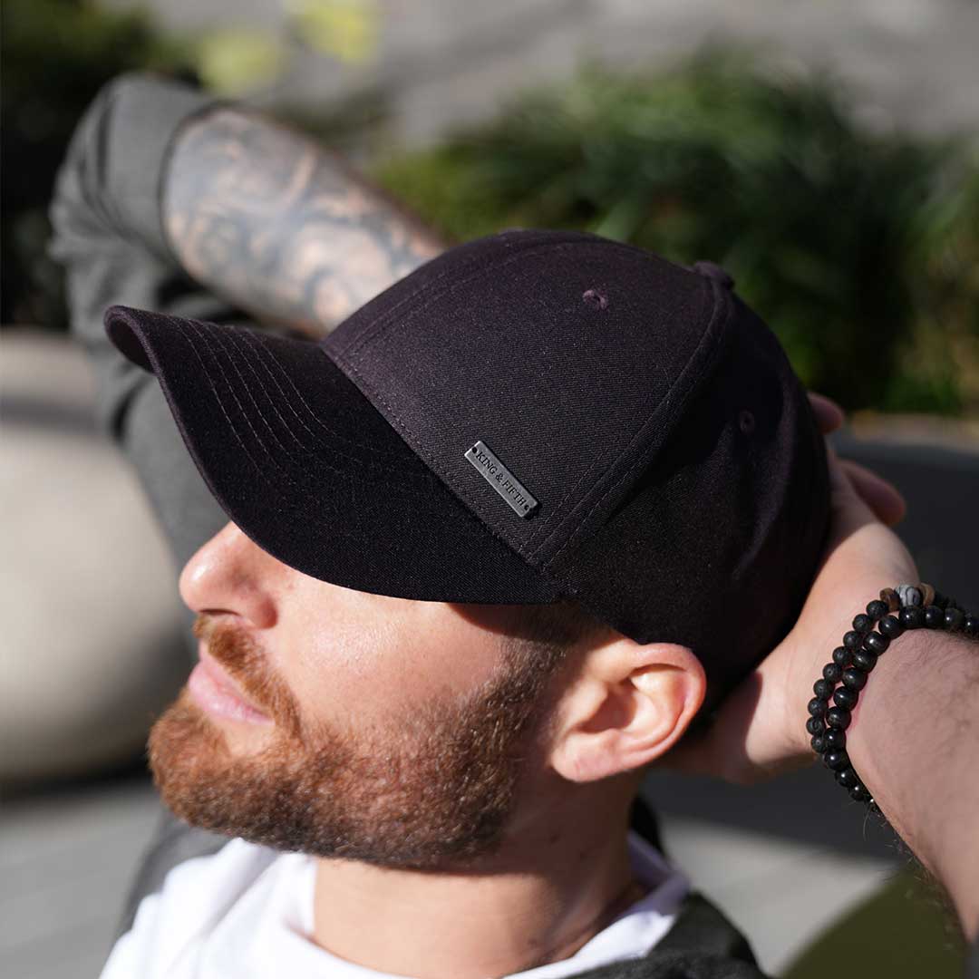 Burgundy Baseball Hat for Men