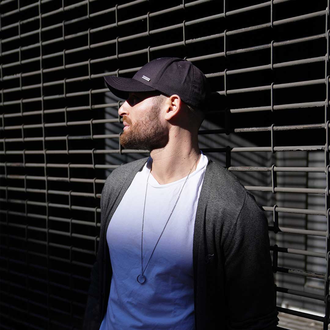 Burgundy Baseball Hat for Men