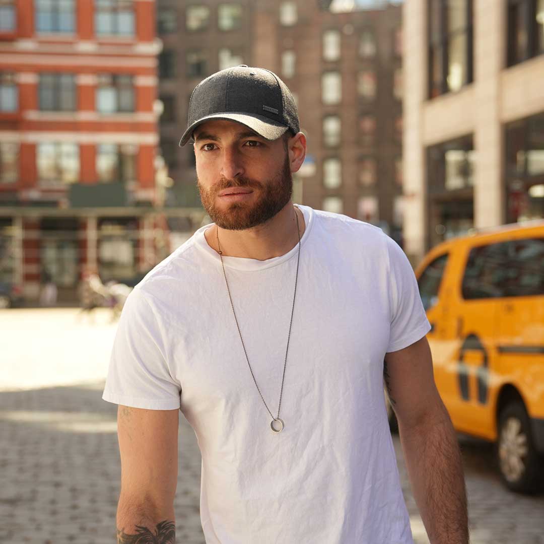 Grey Baseball Hat for Men