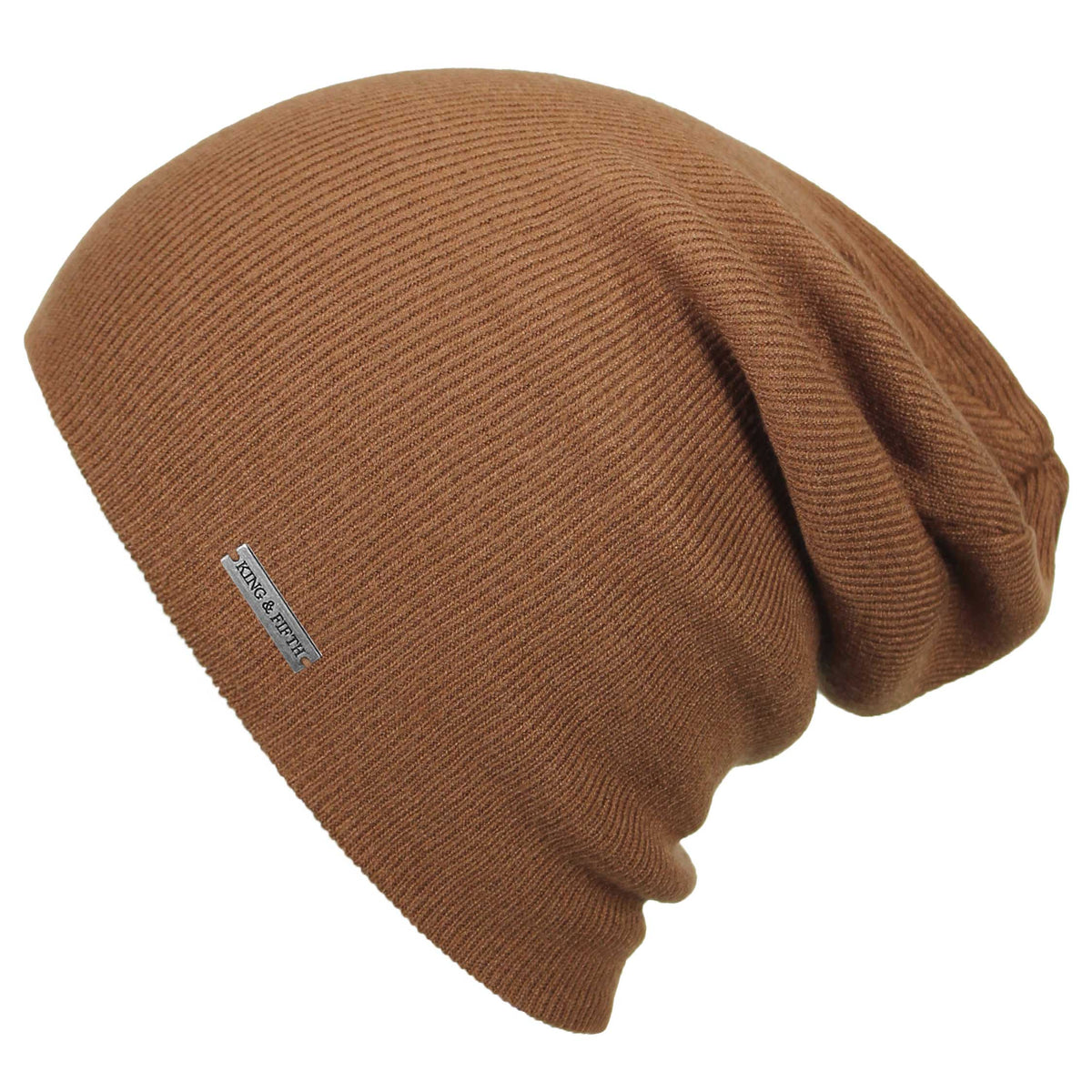 Tan Womens Slouchy Beanie