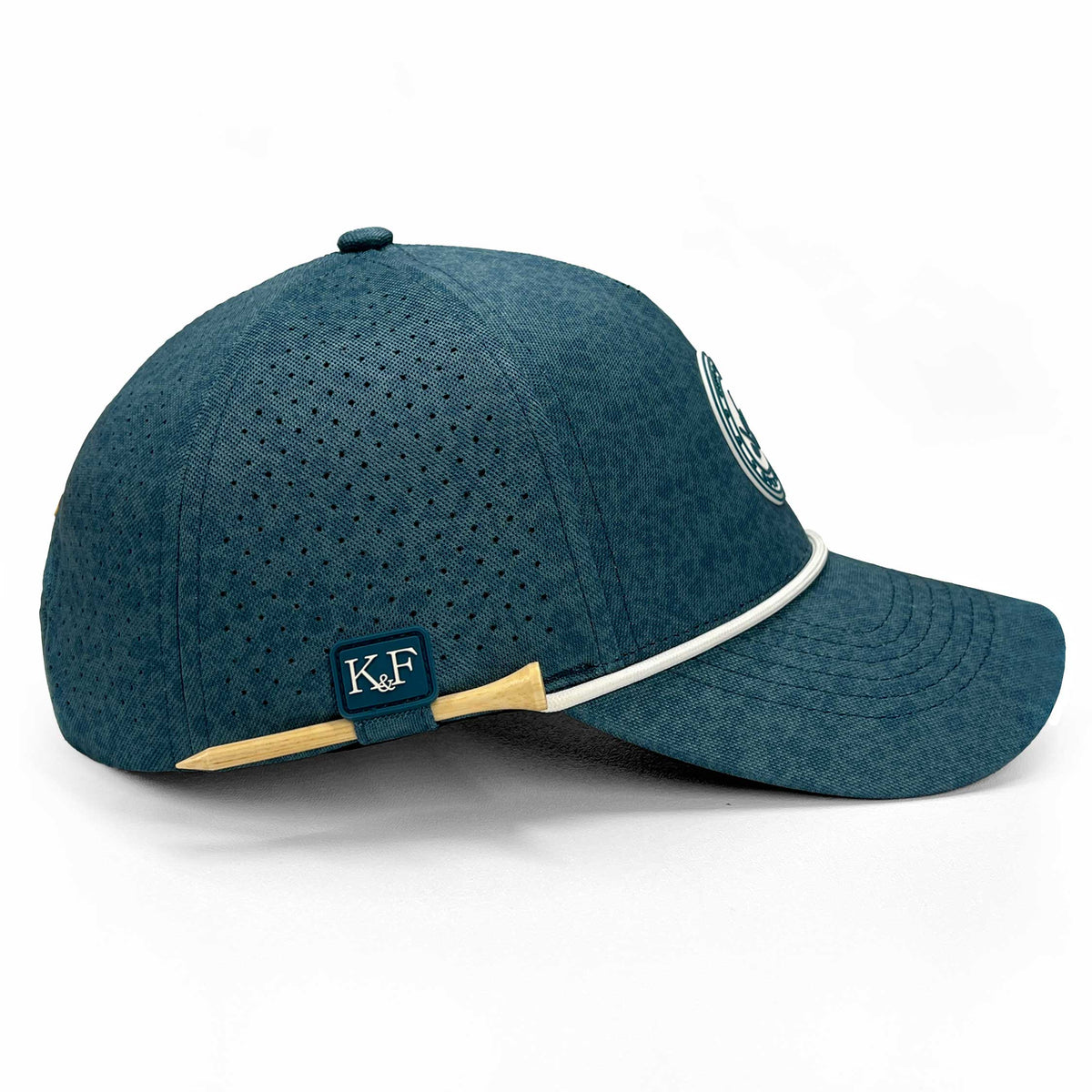 Teal Floral Golf Hat