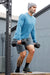 Black Mens Workout Beanie