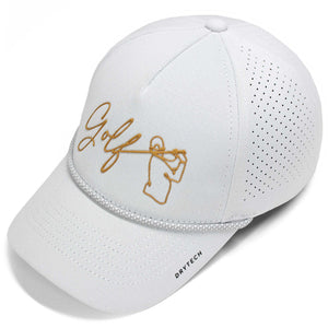 White Golf Hat