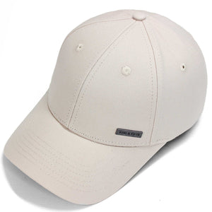 White Lightweight Baseball Cap for Men