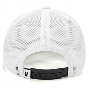 White Performance Trucker Hat