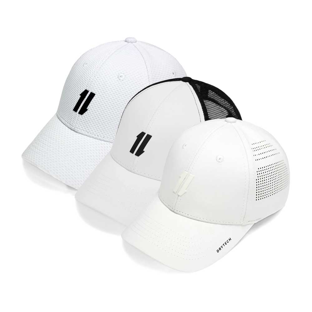 White Workout Hats for Men