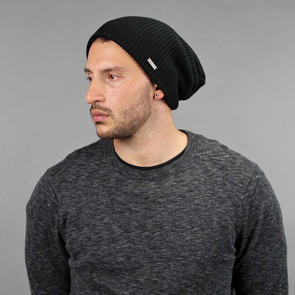 Mens XL Black Beanies