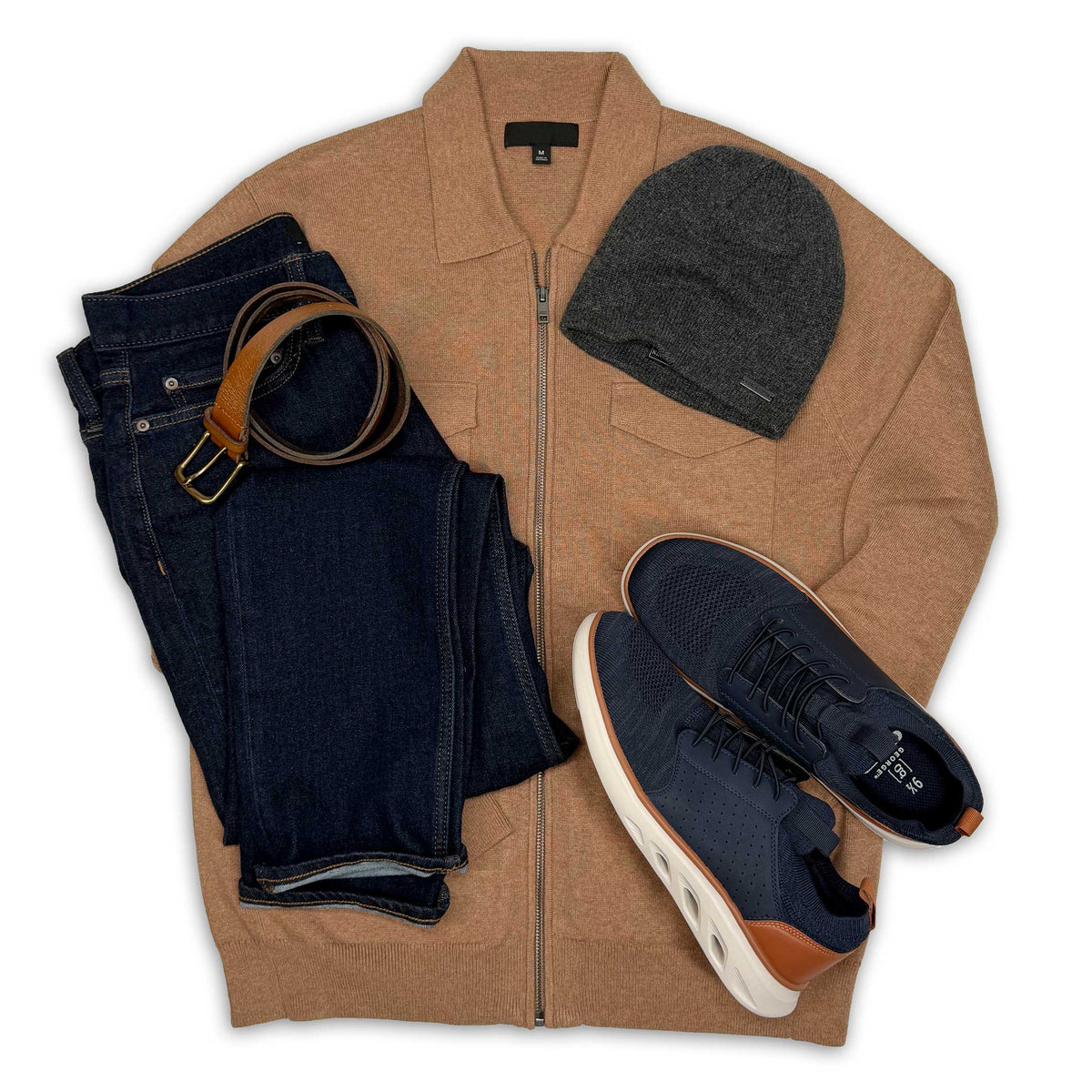 cashmere blend beanie for men