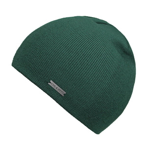 green skull cap beanie