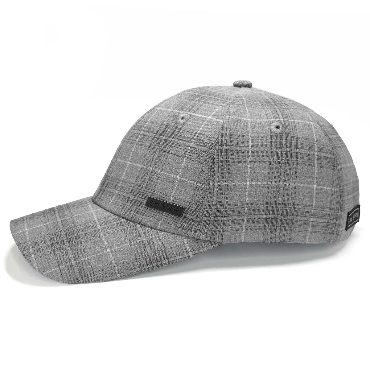 mens plaid baseball cap